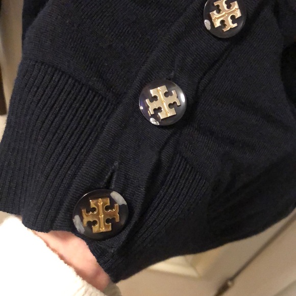 TORY BURCH | Merino Wool Cardigan - Picture 6 of 9